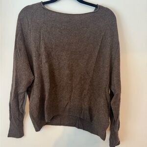 Quince Women's Cocoa Boat Neck Cashmere Sweater